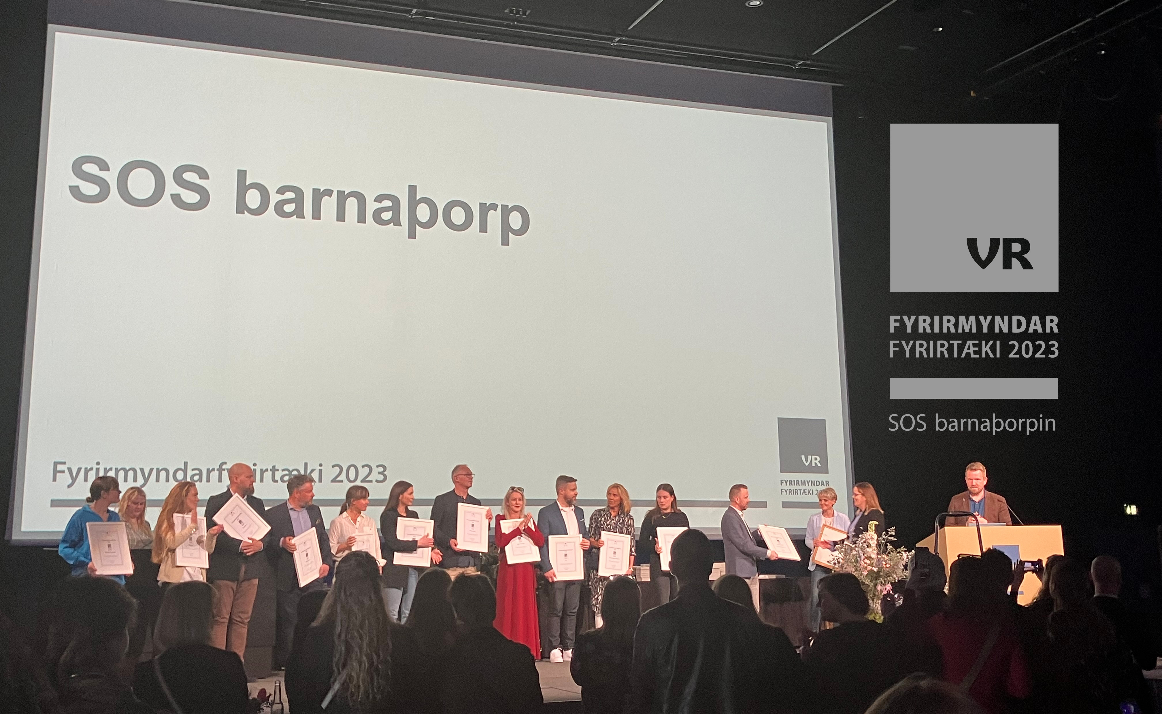 SOS Barnaþorpin eru fyrirmyndafyrirtæki V.R. annað árið í röð