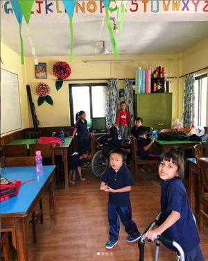 Frá einni kennslustofunni í Jorpati