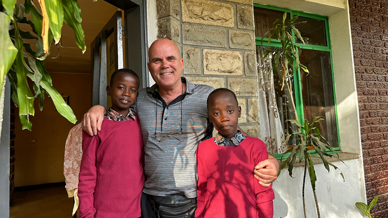 Langþráðir endurfundir Kalla og tvíburanna árið 2023.