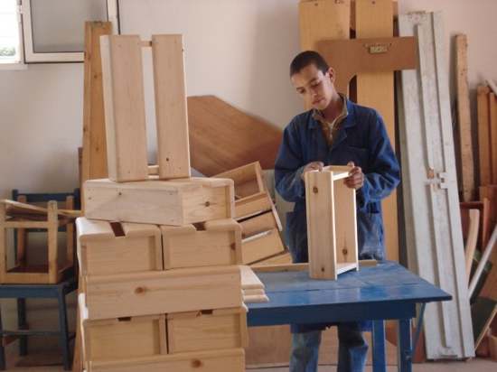 Í Lieu de Vie er boðið upp á ýmist verknám