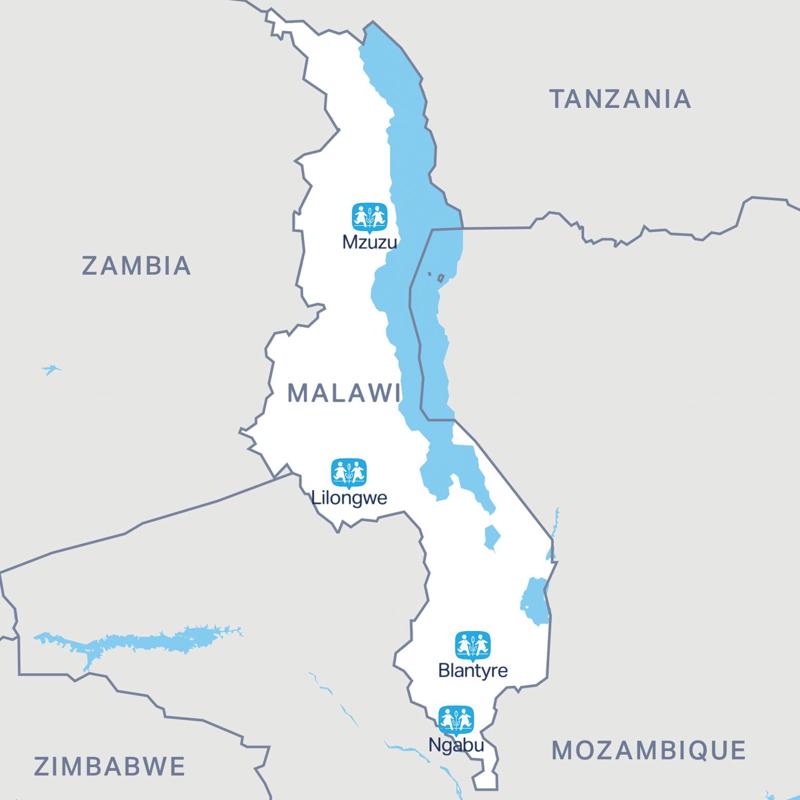 Ngabu er syðst í Malaví og telst til einna af fátækustu svæðum heims. Þar er SOS á Íslandi með fjölskyldueflingu og þarna er líka eitt af fjórum SOS barnaþorpum í landinu.