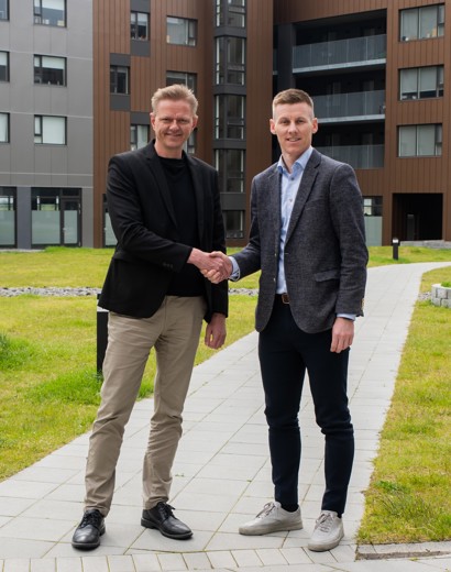 Ragnar Schram og Gauti Reynisson.