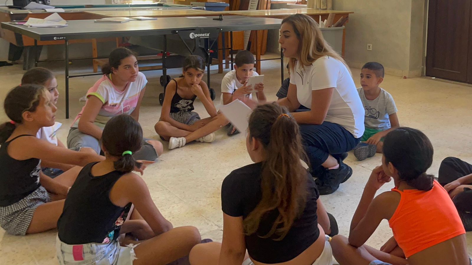 Börnin í Líbanon heil á húfi