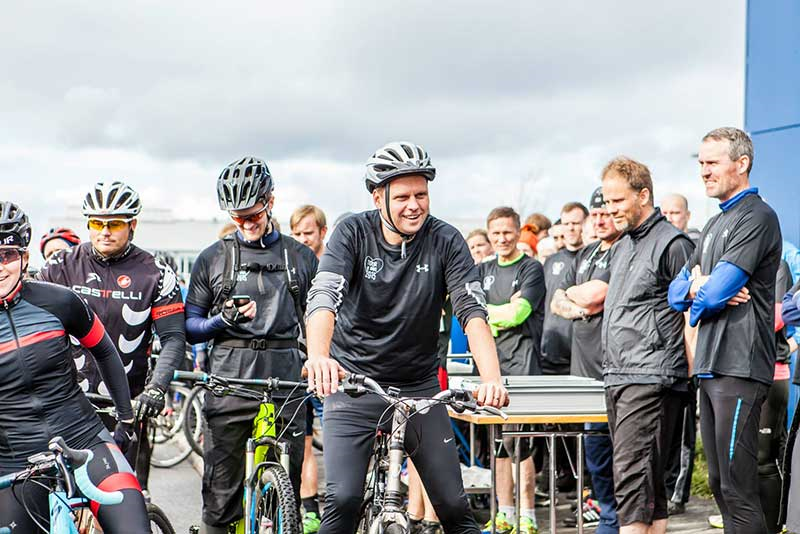 Starfsmenn Marel söfnuðu 10,5 milljónum króna