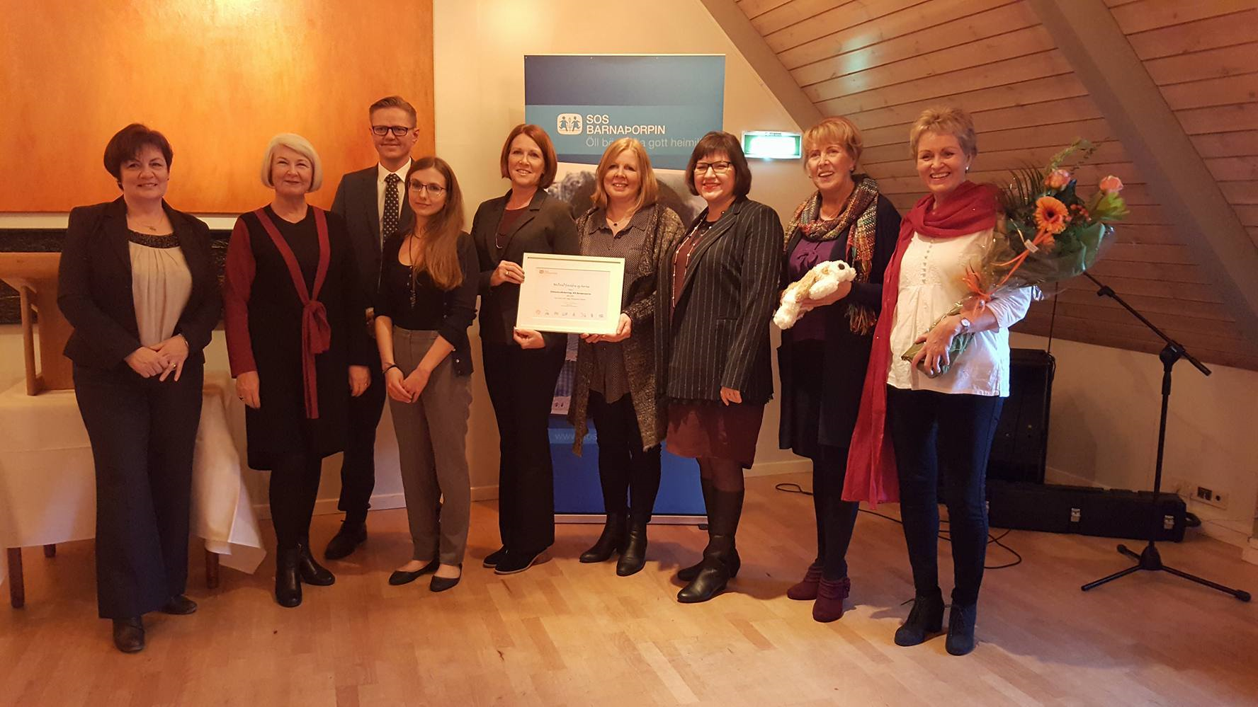 Fjölskylduviðurkenning SOS Barnaþorpanna veitt í fyrsta skipti