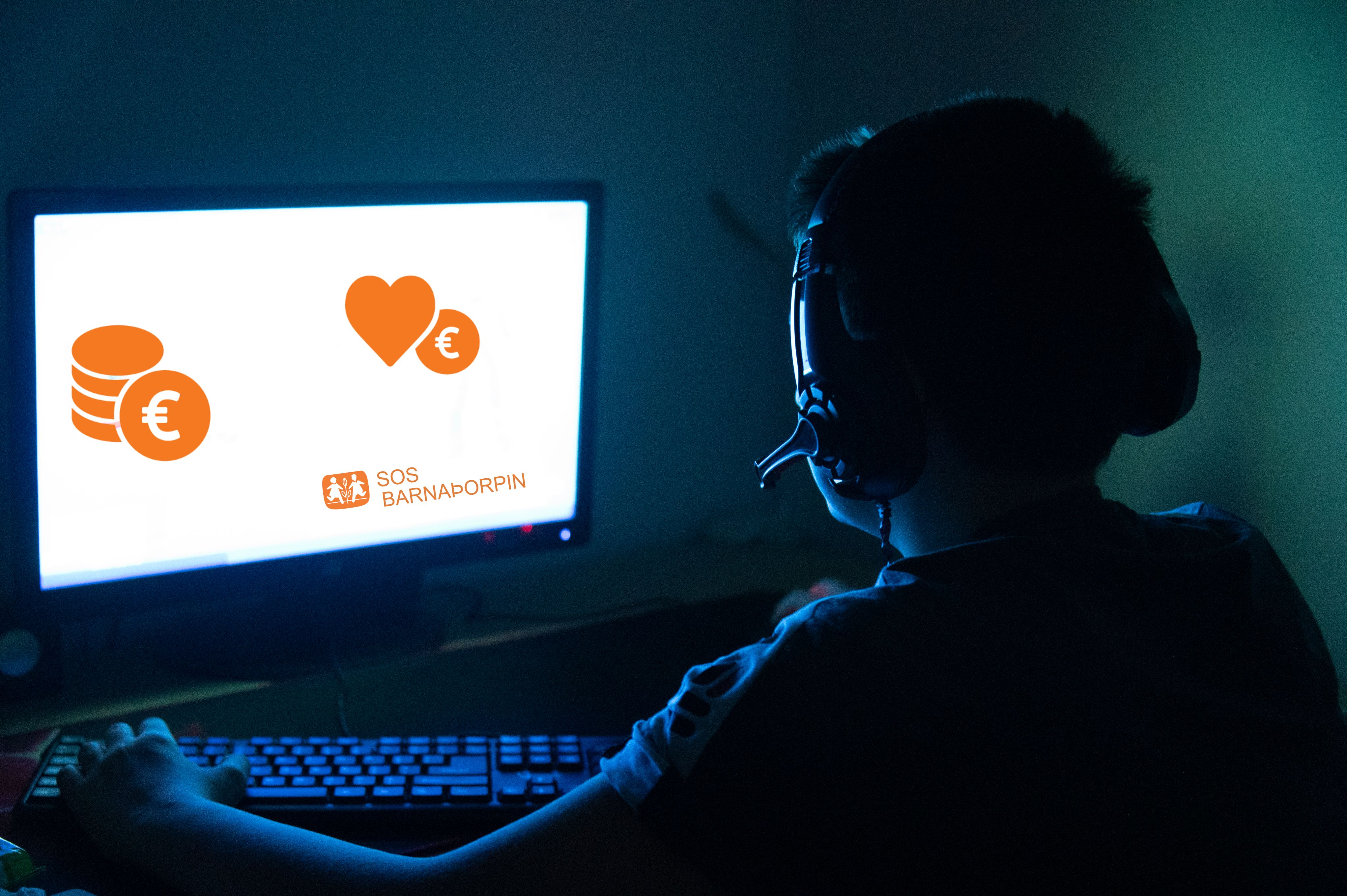 Er valkrafa frá SOS Barnaþorpunum í heimabankanum þínum?