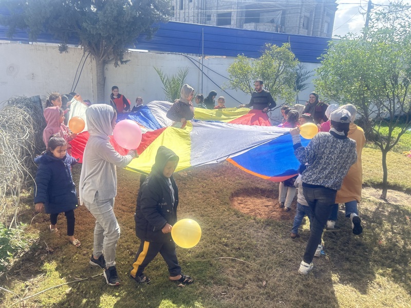 Frá SOS barnaþorpinu í Rafah á Gaza, mars 2024.