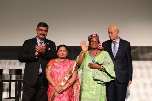 Salam Khalaf frá Sýrlandi og Chandra Kala Thapa frá Nepal