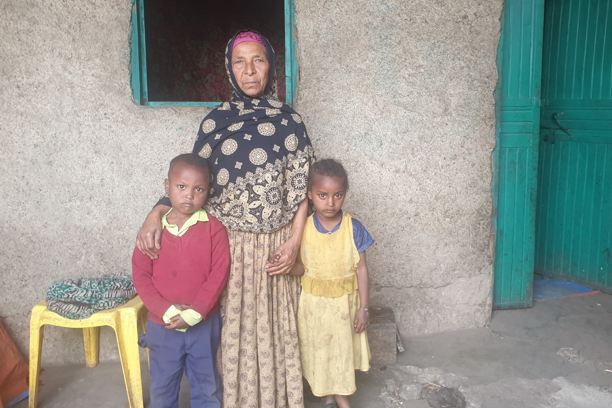 Óhult eftir fellibyl